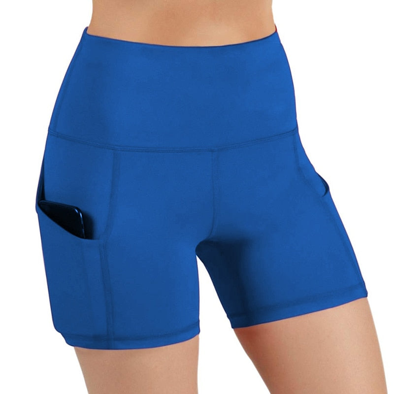 Tight Sports Pocket Fitness Yoga Short Pants Yoga Shop 2018