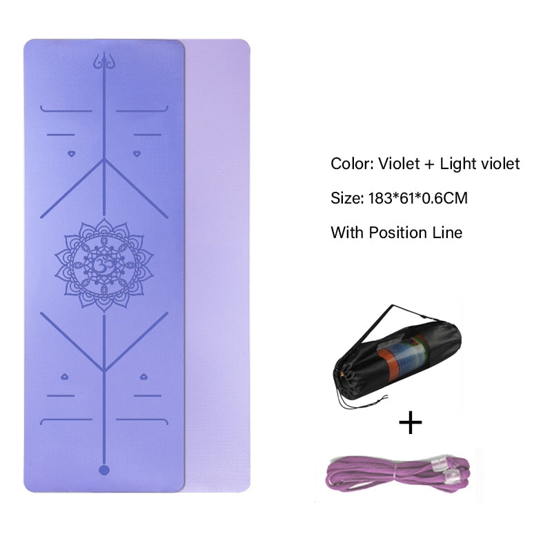Double Layer Non-Slip Mat Yoga Exercise Pad Yoga Shop 2018