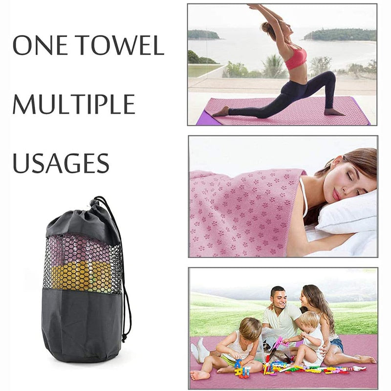 Foldable Fitness Exercise Pilates Yoga Towel Yoga Shop 2018