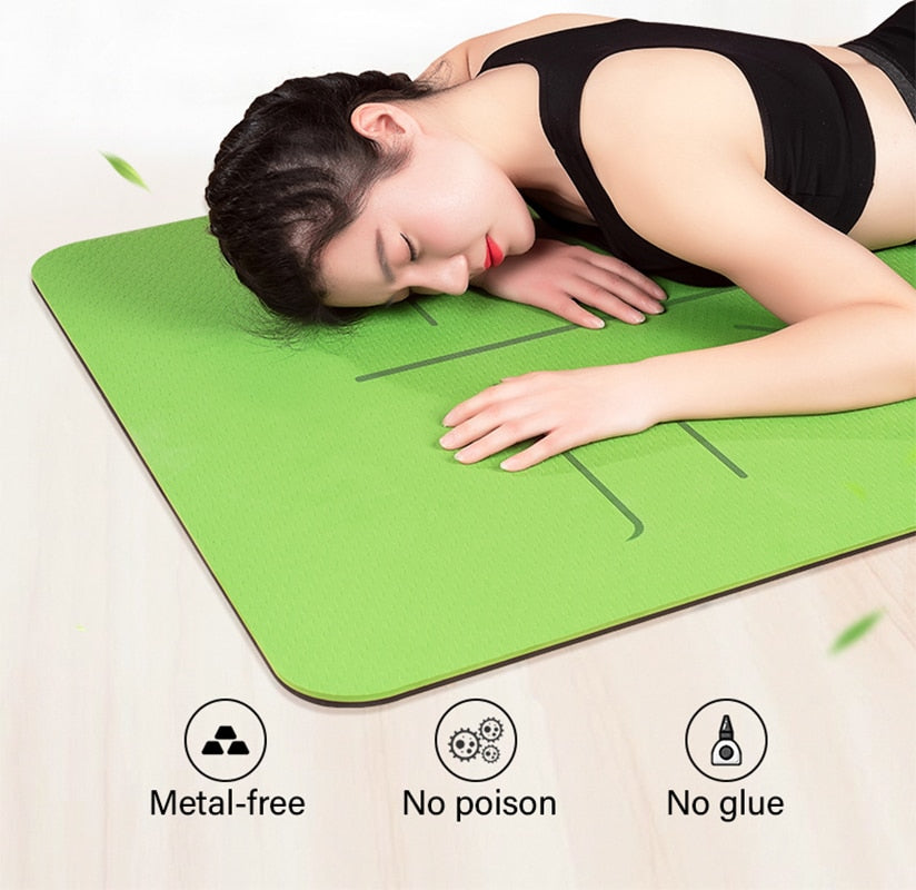 Double Layer Non-Slip Mat Yoga Exercise Pad Yoga Shop 2018